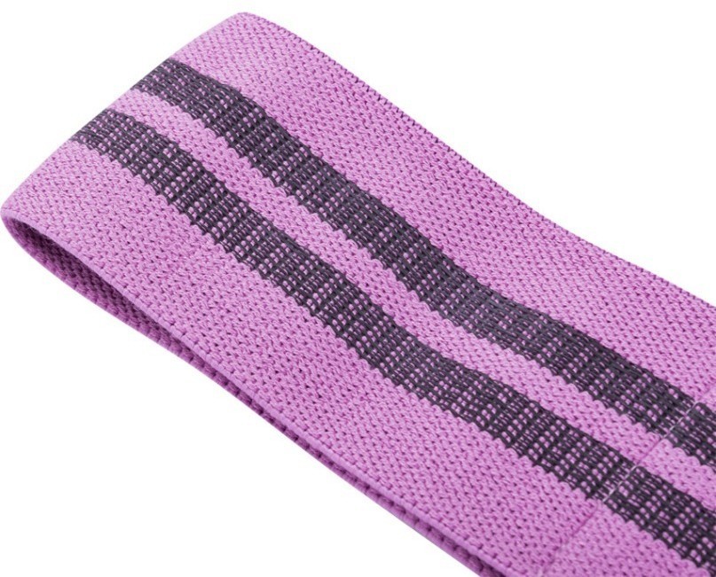 Фитнес-резинка текстильная ES-204, низкая нагрузка, фиолетовый (741016)