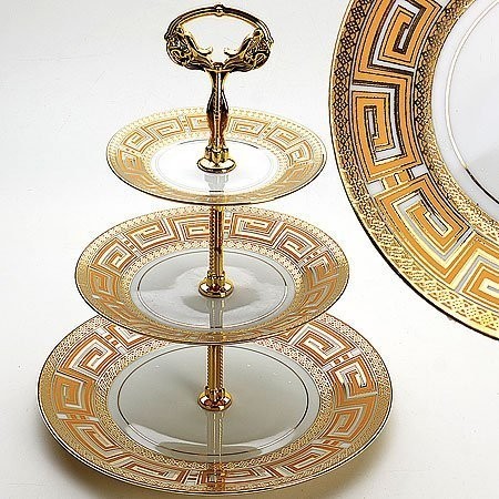 Конфетница 3-х ярусная на ножке LR (22553)