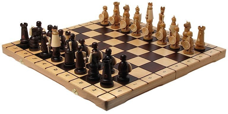 Шахматы "Магнат" (Польша, дерево, 55 х 28 х 6 см), Madon (31150)