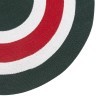 Ковер из хлопка target темно-зеленого цвета из коллекции ethnic, D90 см (74494)