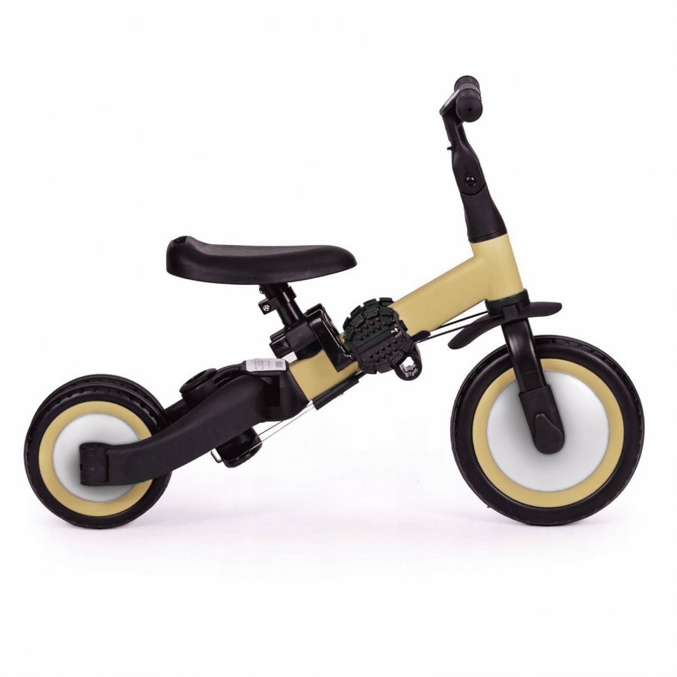 Детский беговел-велосипед 4в1 с родительской ручкой, бежевый (TR007-BEIGE)