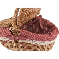 Корзина для пикника  с ручкой 32,5*23,5*17/23 см Lefard (119-252)