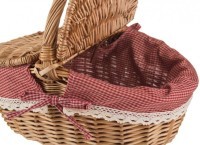 Корзина для пикника  с ручкой 32,5*23,5*17/23 см Lefard (119-252)