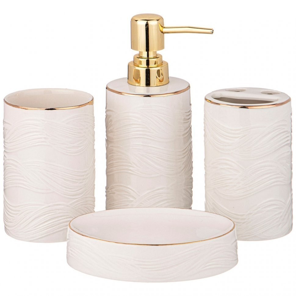 Набор для ванной комнаты 4 пр. 330 мл Lefard (755-243)