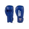 Перчатки боксерские Super BGS-2271F, 12 oz, к/з, синий (725020)