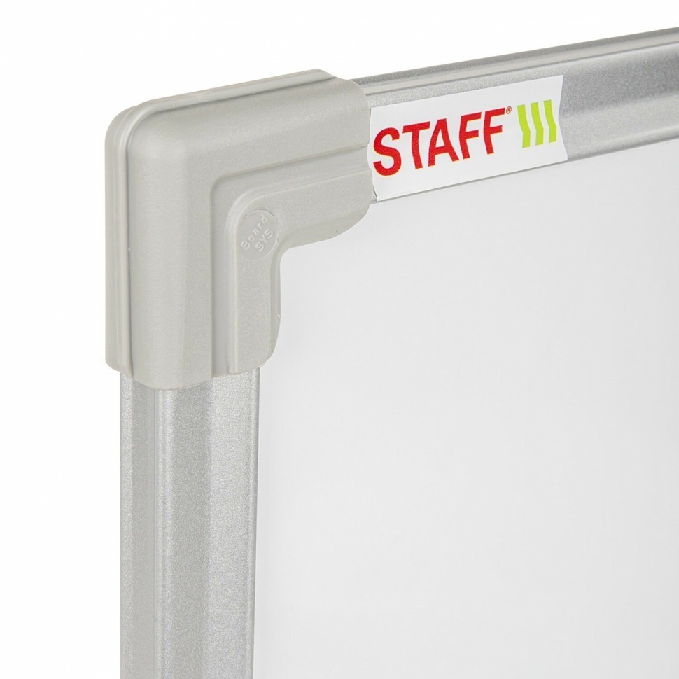 Доска магнитно-маркерная 45х60 см металлическая рамка Staff Eco 238136 (89710)