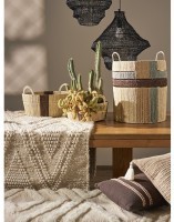 Корзина плетеная овальная bodhran sage из коллекции ethnic, размер m (77235)