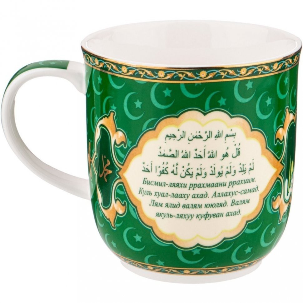 Кружка lefard "сура" 400 мл зеленая (85-1780)