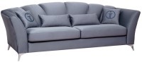 Диван Annette трехместный без мех,велюр сапфир Colt1006/хром 250*100*95 (TT-00012929)