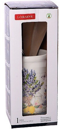 Подставка с кухонными приборами Утренняя свежесть LORAINE (60202)