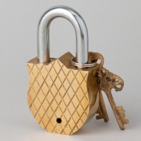 Замок декоративный с ключами 11,5*5,7см Lefard (733-183)