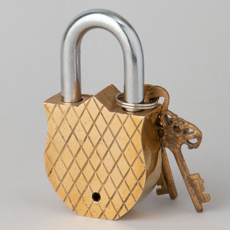 Замок декоративный с ключами 11,5*5,7см Lefard (733-183)