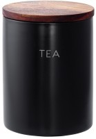 Банка керамическая для хранения чая, 650 мл, черная (78752)