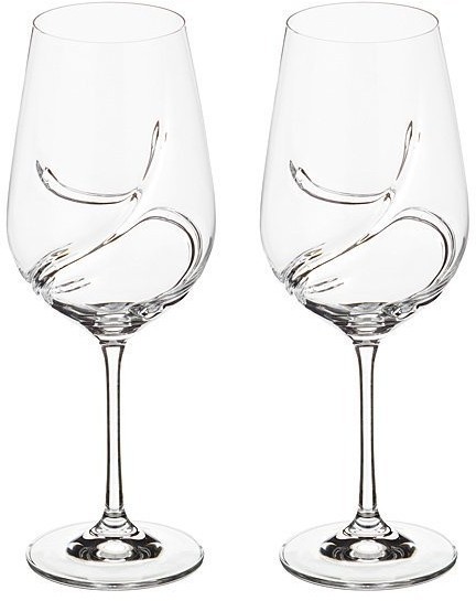 Набор бокалов для вина из 2 шт. "turbulence" 550 мл высота=25 см Bohemia Crystal (674-510)