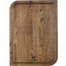 Доска разделочная 44х28х2,4 см деревянная, дуб ДРВ-25/2
