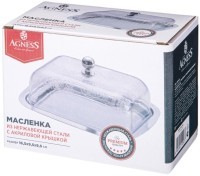 Масленка agness 16,5х9,5х9,5 см (912-047)
