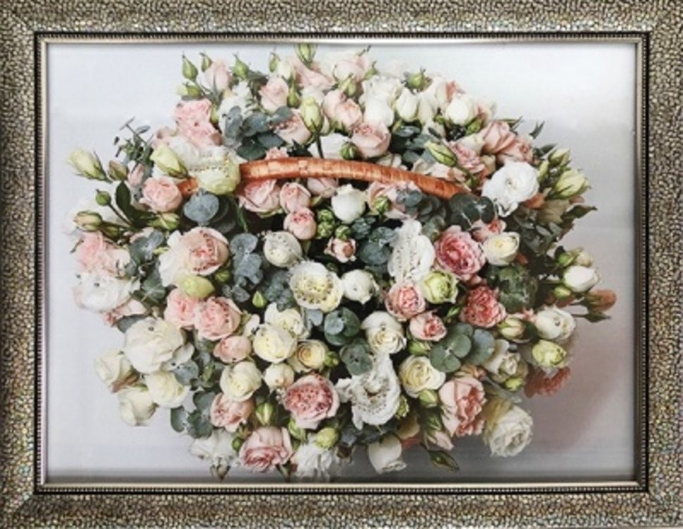 Картина Весенняя нежность с кристаллами Swarovski (2192)