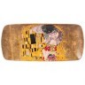 Блюдо прямоугольное lefard "поцелуй" (г. климт) 30 см, золотое (104-906)