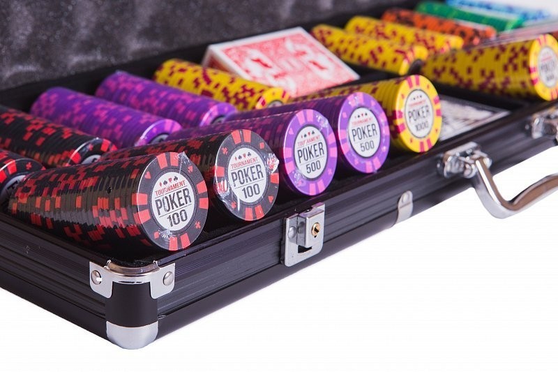 Набор для покера Tournament на 500 фишек (33256)