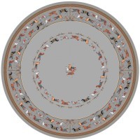 Скатерть круглая  &quot;passage&quot; ,d220см, 100% хлопок,твил c пропиткой, серый Lefard (850-761-26)