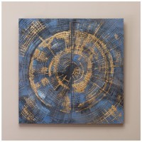 Комплект из 2-х картин "золотые лучи" 40х80х3 см (каждая) Bronco (534-200)