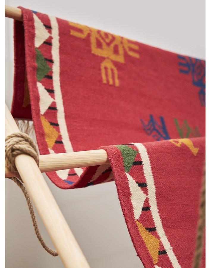 Ковер из шерсти по мотивам чувашских орнаментов из коллекции cultural heritage, 200х300 см (78523)