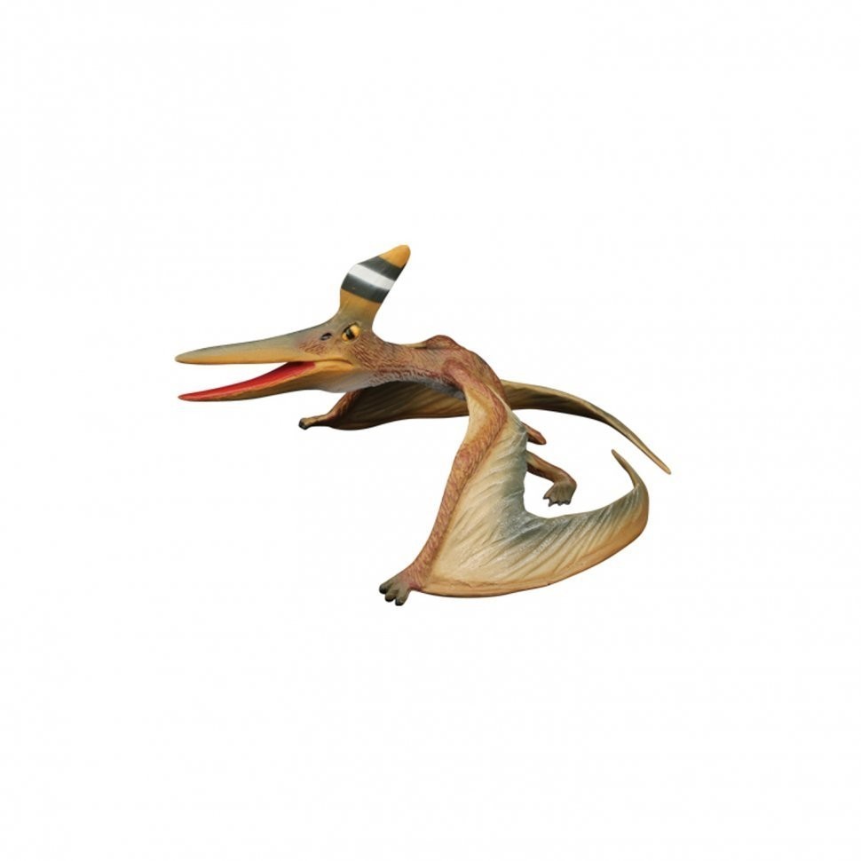 Динозавры и драконы для детей серии "Мир динозавров": трицератопс, троодон, птеродактиль, тираннозавр (набор фигурок из 6 предметов) (MM216-081)