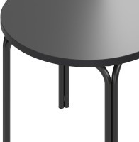 Столик кофейный ror, D50 см, черный (75279)