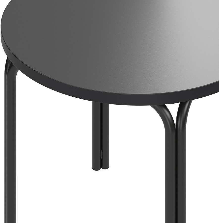 Столик кофейный ror, D50 см, черный (75279)