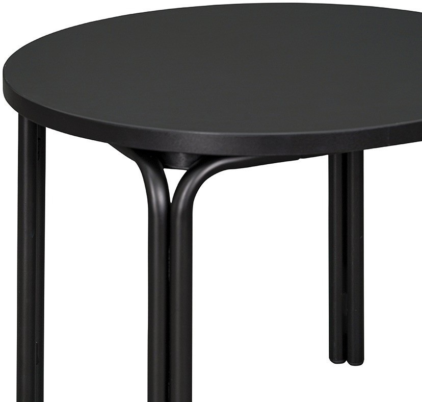 Столик кофейный ror, D50 см, черный (75279)