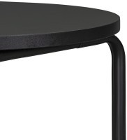 Столик кофейный ror, D50 см, черный (75279)