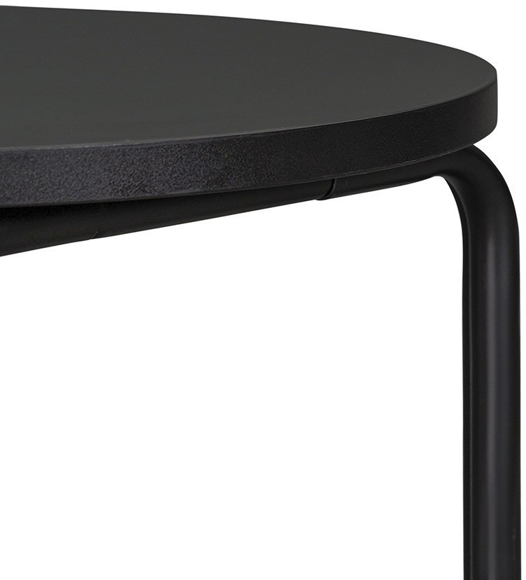 Столик кофейный ror, D50 см, черный (75279)