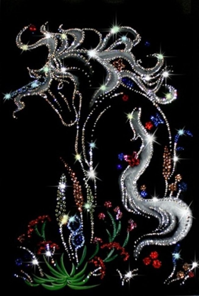 Картина Сказка с кристаллами Swarovski (1283)