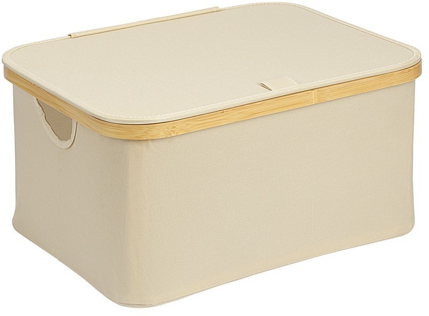 Корзина для белья neat low, 40x33x20 см, молочная (77864)