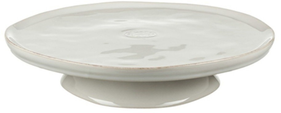 Блюдо на ножке NOP262-02203B(00520Y), керамика, white, Costa Nova