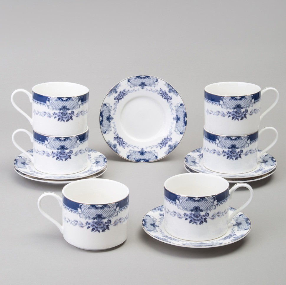 Чайный набор lefard "rendezvous" на 6 пер. 12 пр. 350 мл (165-581)