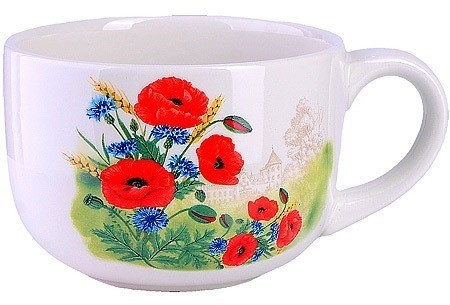 Кружка-супница 550 мл Цветущие Маки LORAINE (60275)