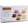 Чайный сервиз на 6 персон 12 предметов 250 мл LORAINE (30451)
