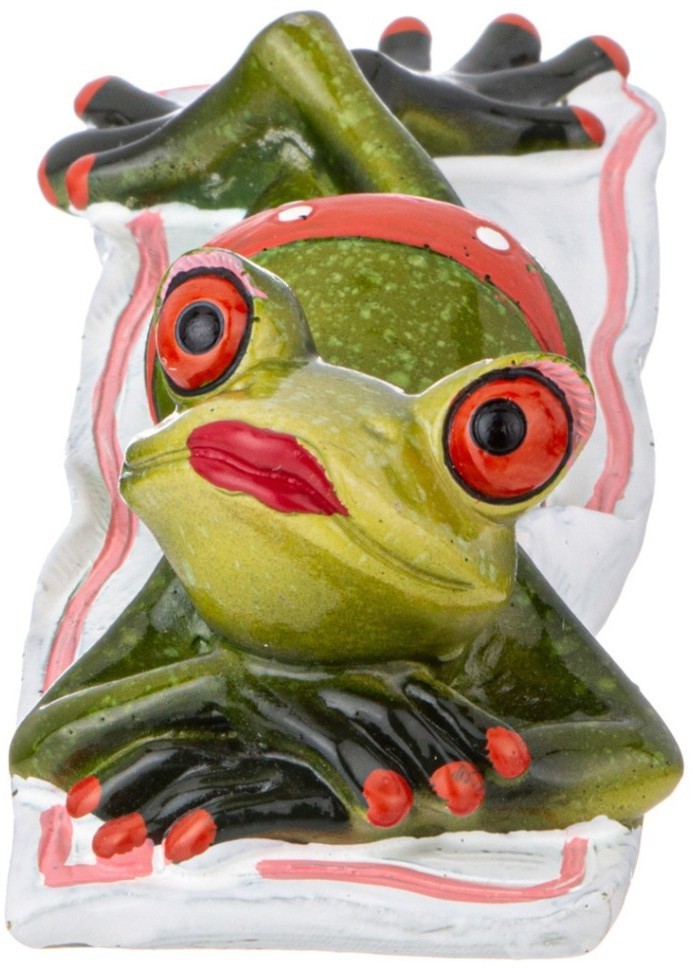 Фигурка декоративная "лягушка на отдыхе" 18,7х6х5 см Lefard (146-2103)