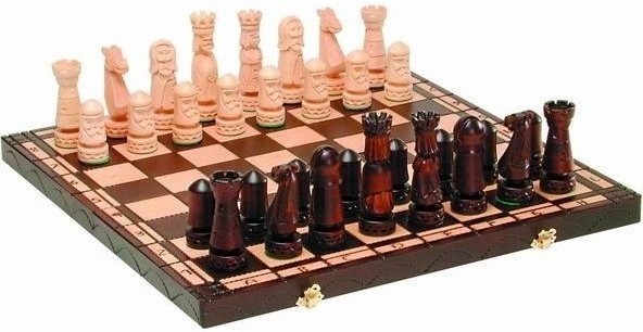 Шахматы "Большой Замок" малые (Польша, дерево, 50х25х7 см), Madon (31134)