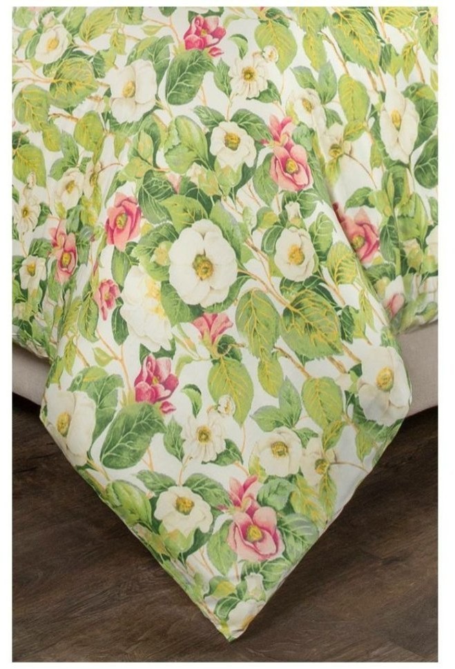 Пододеяльник евро  "жасмин" ,200х220, 100% хлопок, сатин. SANTALINO (984-219)