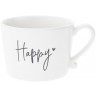 Bastion Collections Кружка White Happy Black RJ/CUP 013 BL