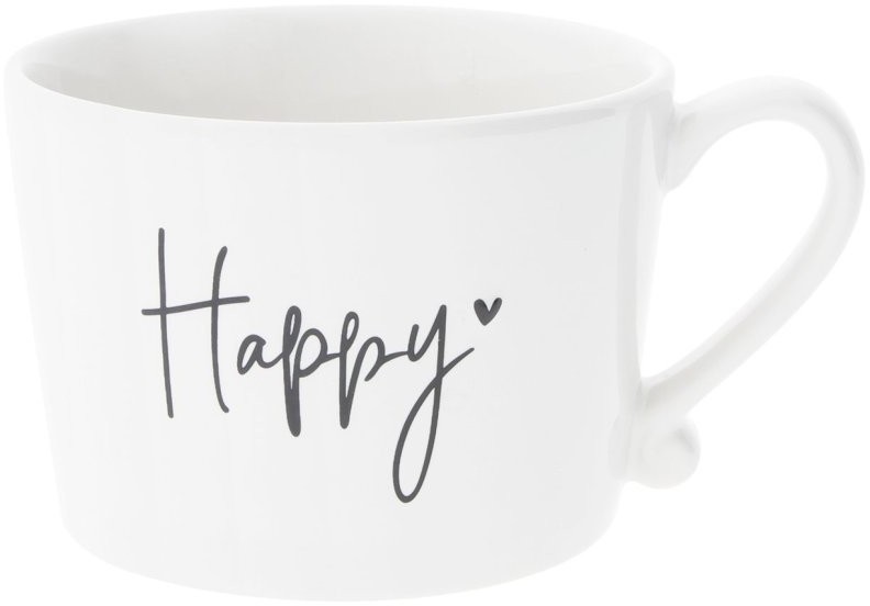 Bastion Collections Кружка White Happy Black RJ/CUP 013 BL