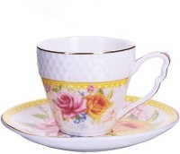 Кофейный сервиз&quot;Розы&quot;12пр,90мл,костяной фарфор LR(х16) &quot; (25787)