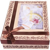 Кофейный сервиз&quot;Розы&quot;12пр,90мл,костяной фарфор LR(х16) &quot; (25787)