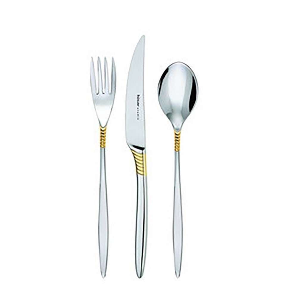 Набор десертных приборов MAMBA Gold 18 шт H39033