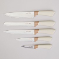 Набор ножей agness  на пластиковой подставке, 6 предметов (911-780)