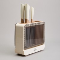 Набор ножей agness  на пластиковой подставке, 6 предметов (911-780)