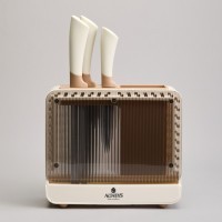 Набор ножей agness  на пластиковой подставке, 6 предметов (911-780)