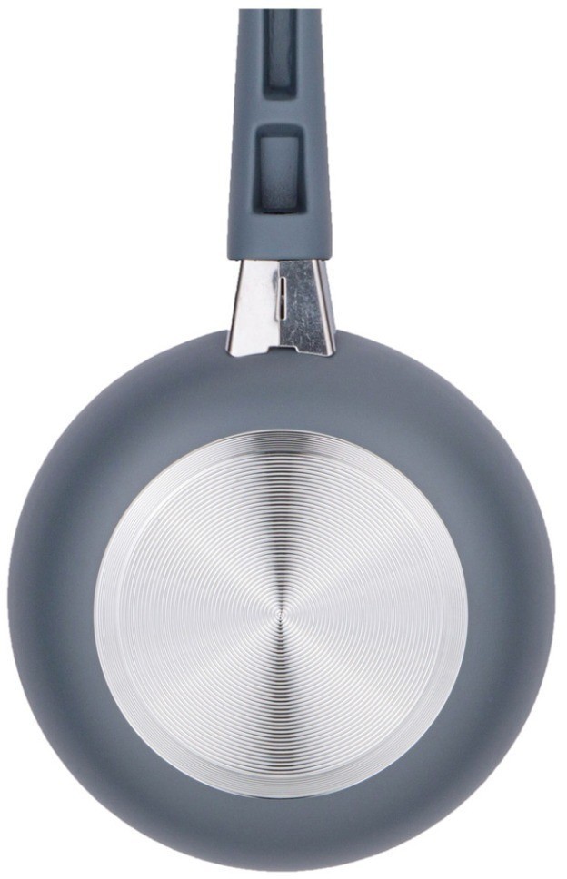 Сковорода порц. agness "black marble" с ант.мрам. покр. 14*3 см без уп. (906-257)